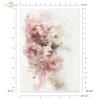 Papier decoupage morwowy FPA3016, dekoracyjne wzory, motywy kwiatowe, bukiet kwiatów, Ogród Muz, Garden of Muses * Mulberry decoupage paper FPA3016, decorative patterns, floral motifs, bouquet of flowers, Garden of Muses *Seria Garden of Muses